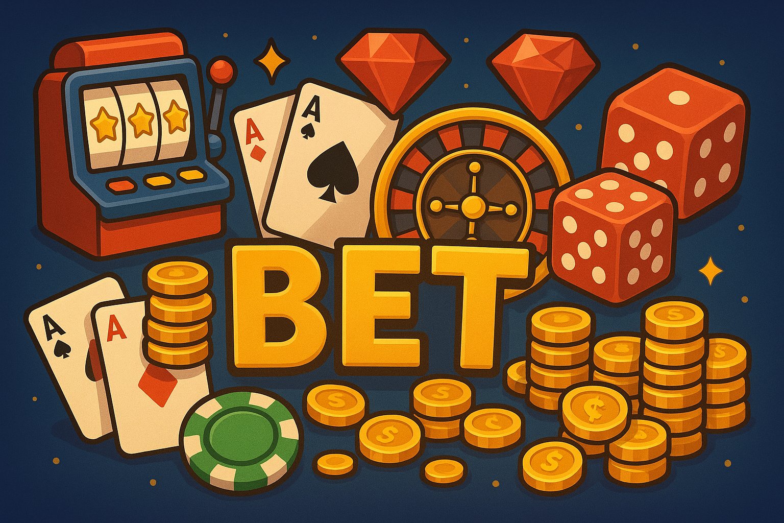 Ilustrasi permainan sportsbook dan kasino online di kotatogel